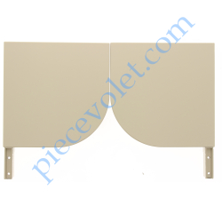 Console Aluréno 205 à Quart de Rond Laquée Beige Clair...
