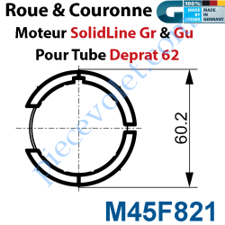 Jeu d'Adaptation pour Moteur GU45 au Tube Deprat 62