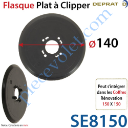 Flasque Plat Diamètre Extérieur 140 mm à Clipper sur...