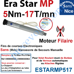 Moteur Nice Filaire Era Star MP 5/17 Avec FdC...