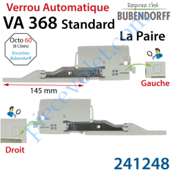 Verrou Automatique VA368 Standard pour Lames Alu DP368 et...