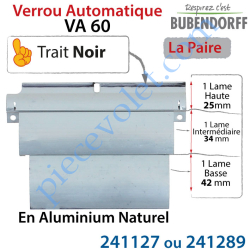 Verrou Automatique Bubendorff VA60 Avec 1 Lame...