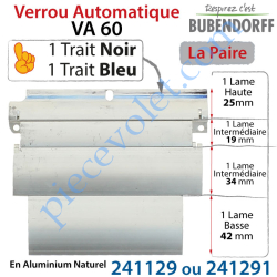 Verrou Auto Bubendorff VA60 Avec  Lames Intermédiaires 1...