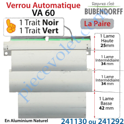 Verrou Automatique Bubendorff VA60 Avec 2 Lames...