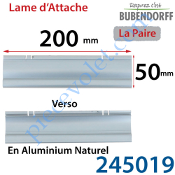 Lames d'Attaches Longueur 200 mm pour Lames DP90 en...