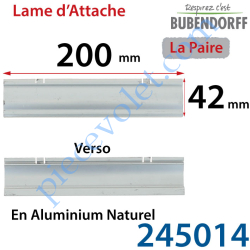 Lames d'Attaches Longueur 200 mm pour Lames DP89 et P120...