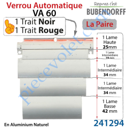 Verrou Auto Bubendorff VA60 Avec  Lames Intermédiaires 1...