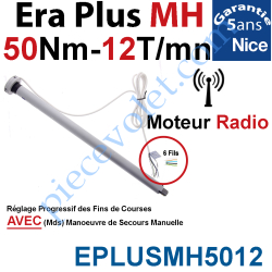 Moteur Nice Radio Era Plus MH 50/12 Av FdC Manuel &...