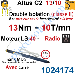 Moteur Altus C2 13/10 Rts Avec Carré 10 LS 40 sans Mds...