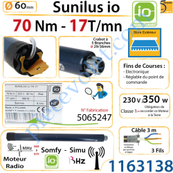 Moteur Sunilus 70/17 io LT 60