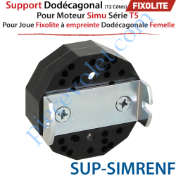 Support Dodécagonal Renforcé pour Moteur Simu T5 dans...