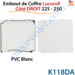 Embout de Coffre Lucoroll Pvc de 225-250 Droit Av Joint...
