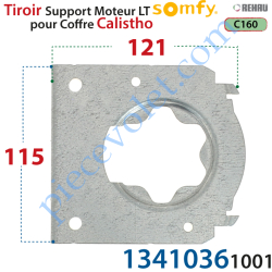 Tiroir Support Moteur Somfy LT Sans Clip en Acier...