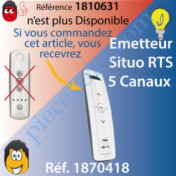 Emetteur Nomade Télis 4 Pure Rts (5 canaux)  remplacé par...
