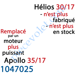 Moteur Hélios 30/17 LT 50 sans Mds