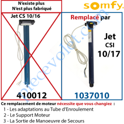 Moteur Jet Cs 10/16 LT 50 Avec Manoeuvre de Secours...