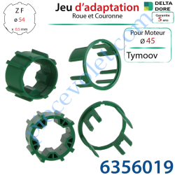 Jeu d'Adaptation pour Moteur Tymoov dans Tube Zf 54 5/10
